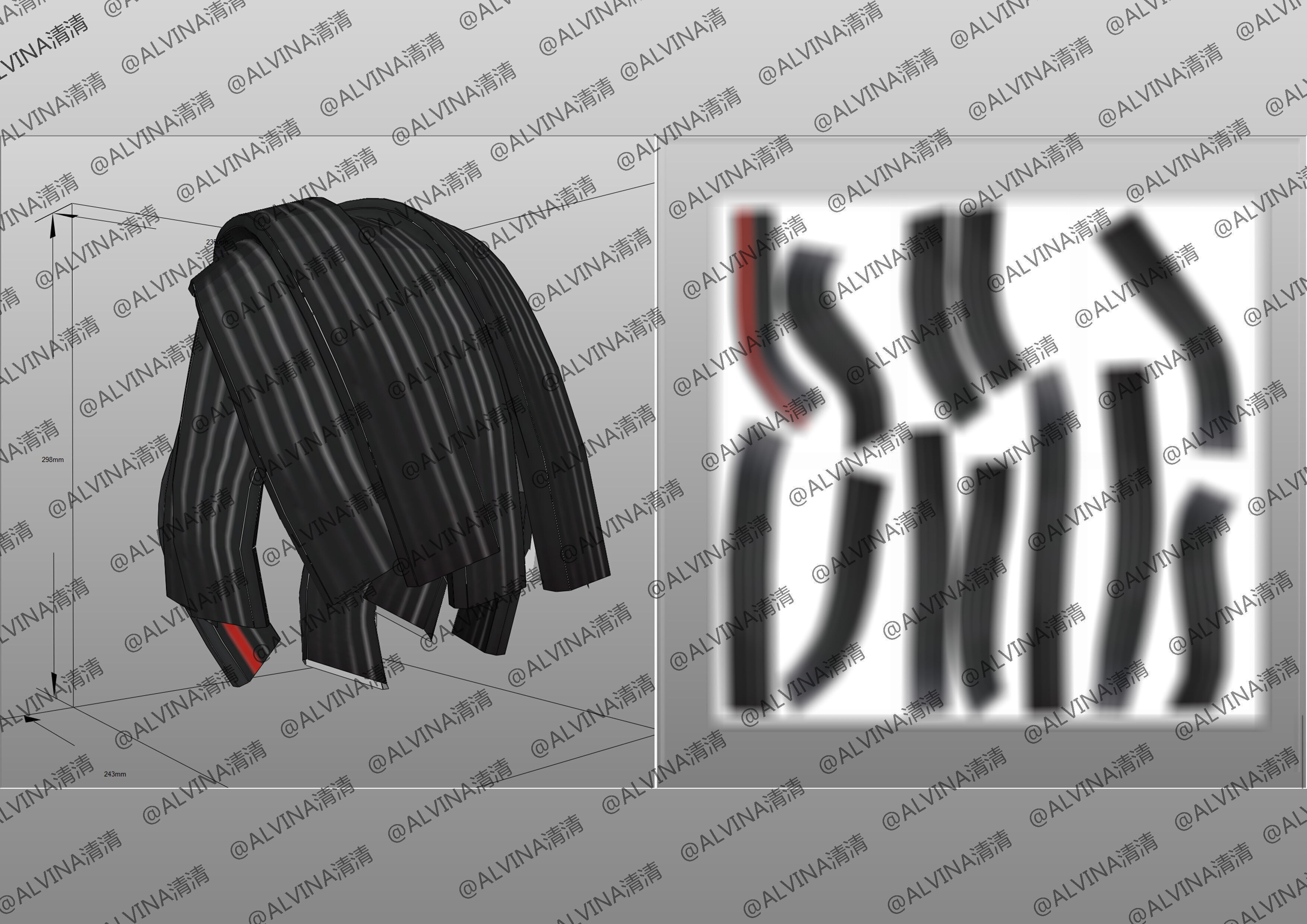 Overwatch 2  Ramattra Omnic Form Armor - DIY Cosplay Pepakura Low-poly 3D model_15