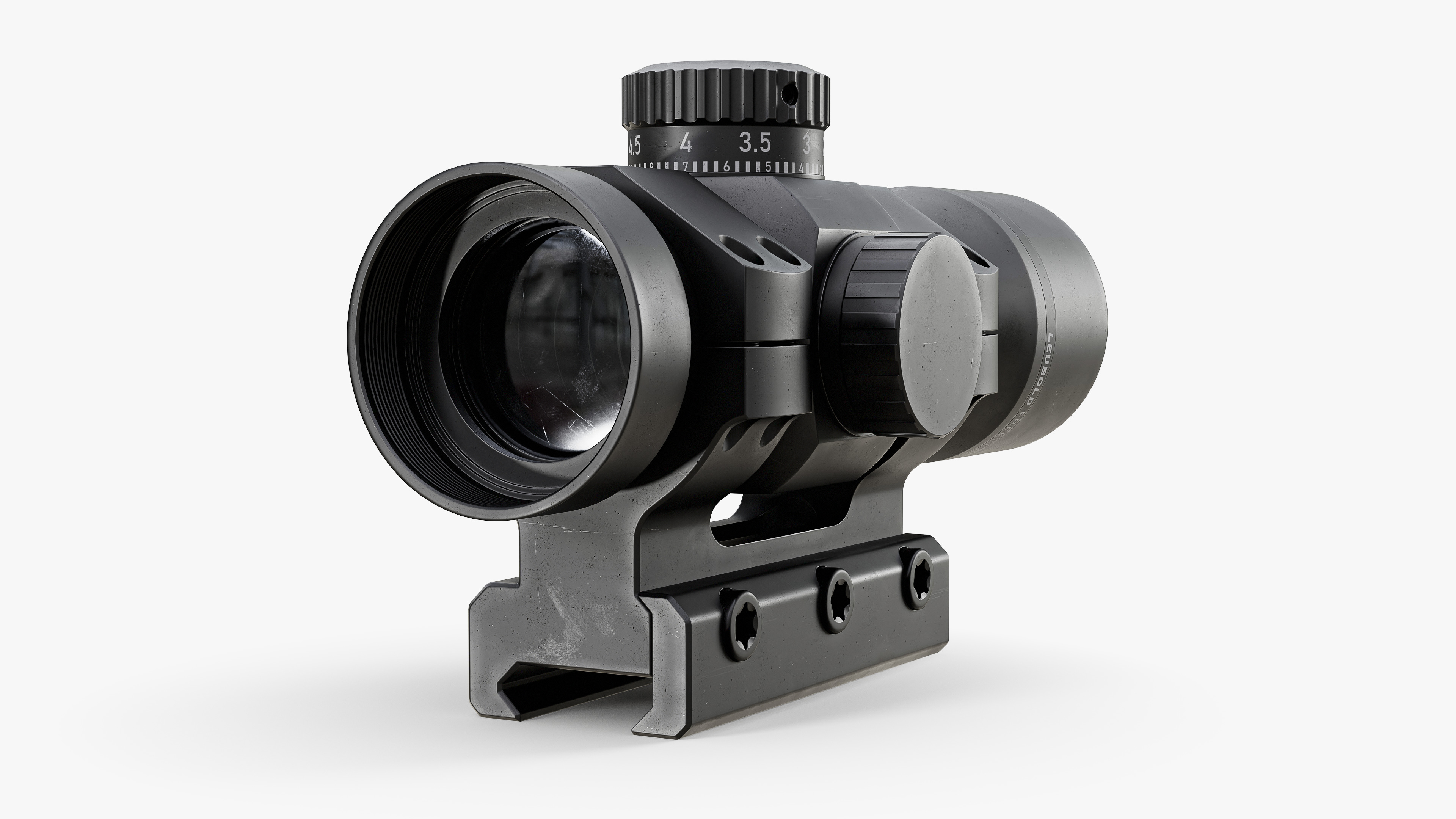 LEUBOLD RDS Weapon Sight Low-poly 3D model_11