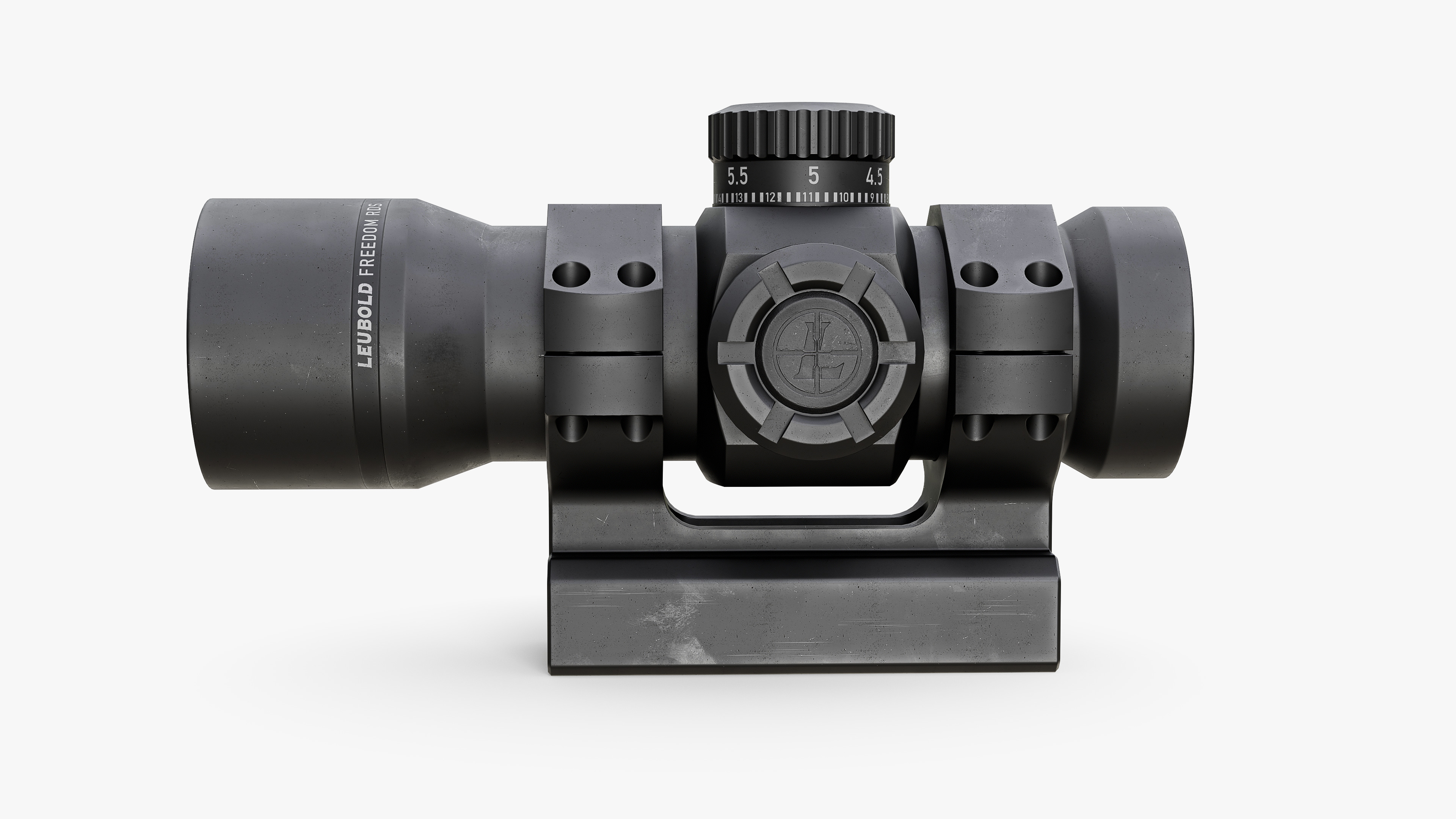 LEUBOLD RDS Weapon Sight Low-poly 3D model_3