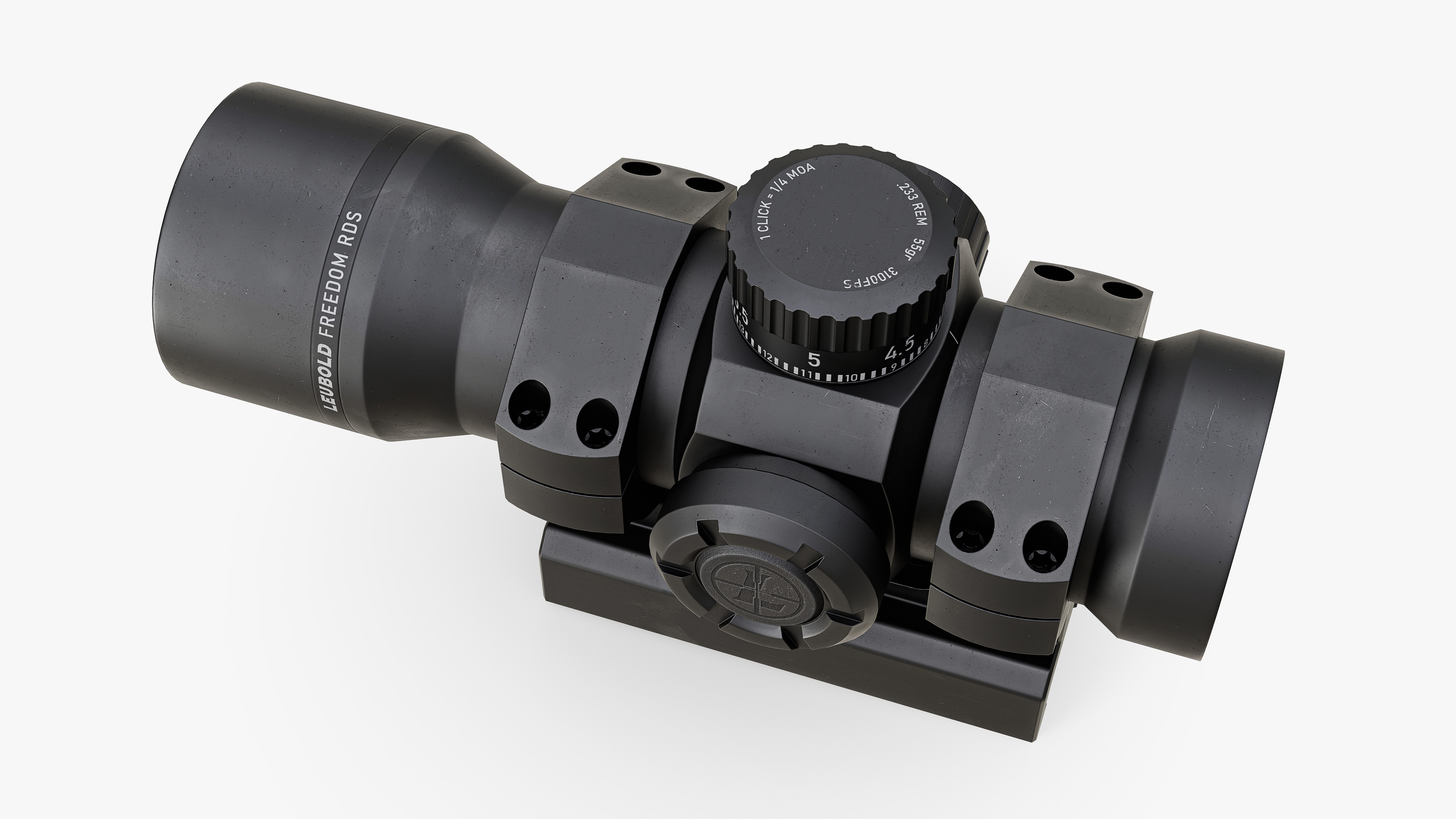 LEUBOLD RDS Weapon Sight Low-poly 3D model_4