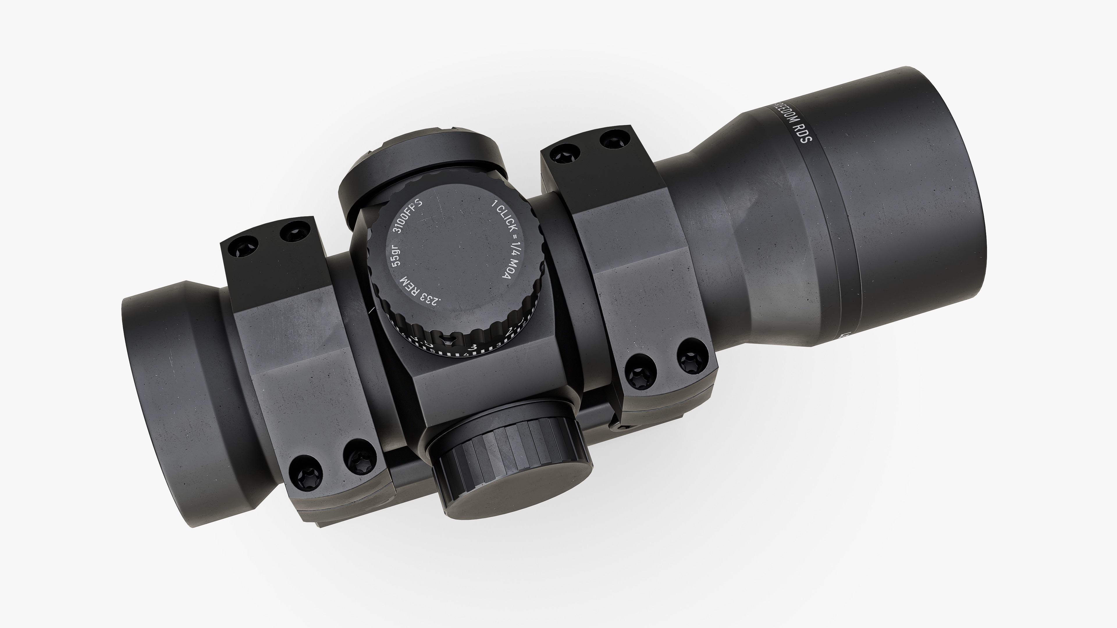 LEUBOLD RDS Weapon Sight Low-poly 3D model_10