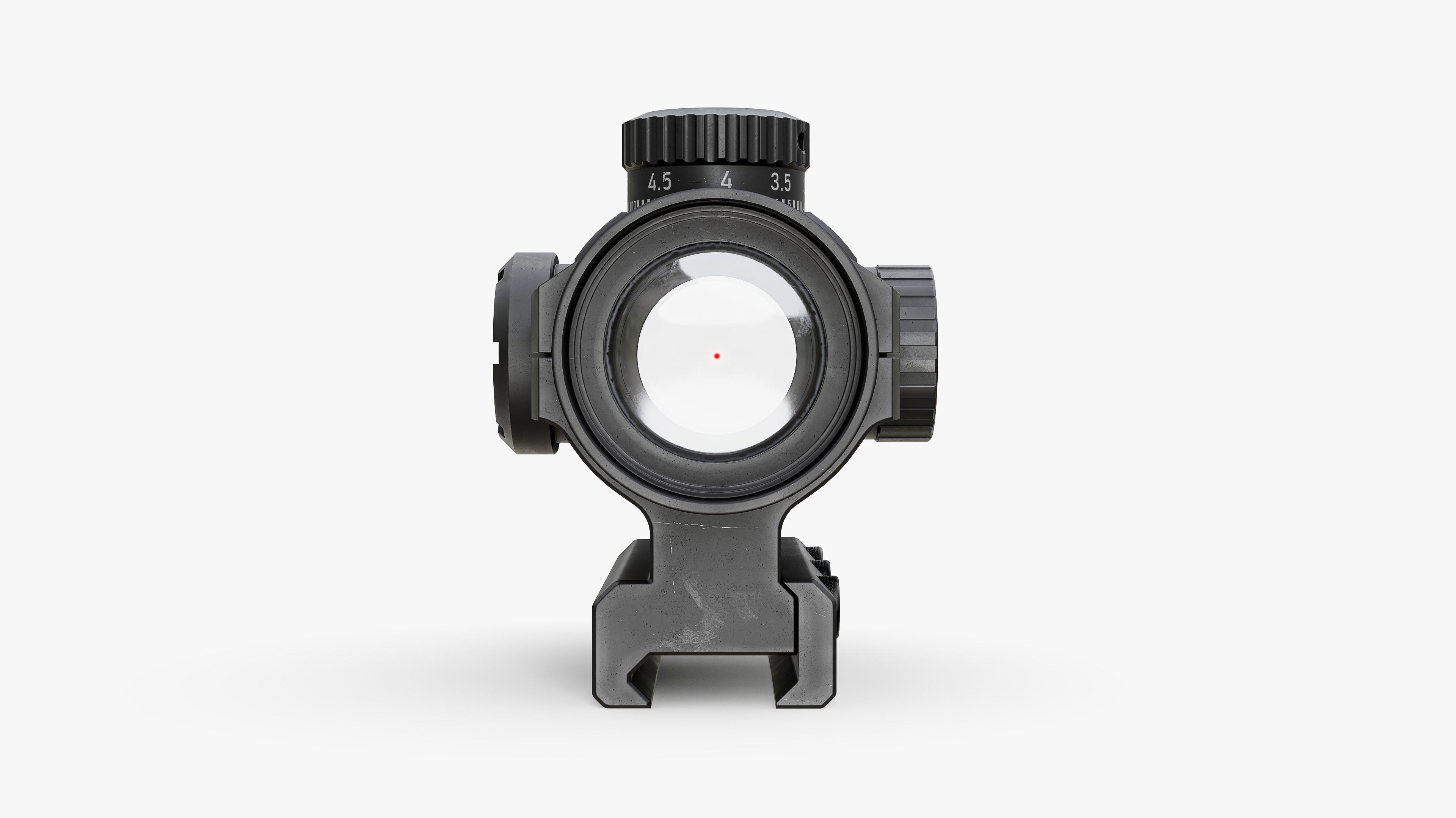 LEUBOLD RDS Weapon Sight Low-poly 3D model_12