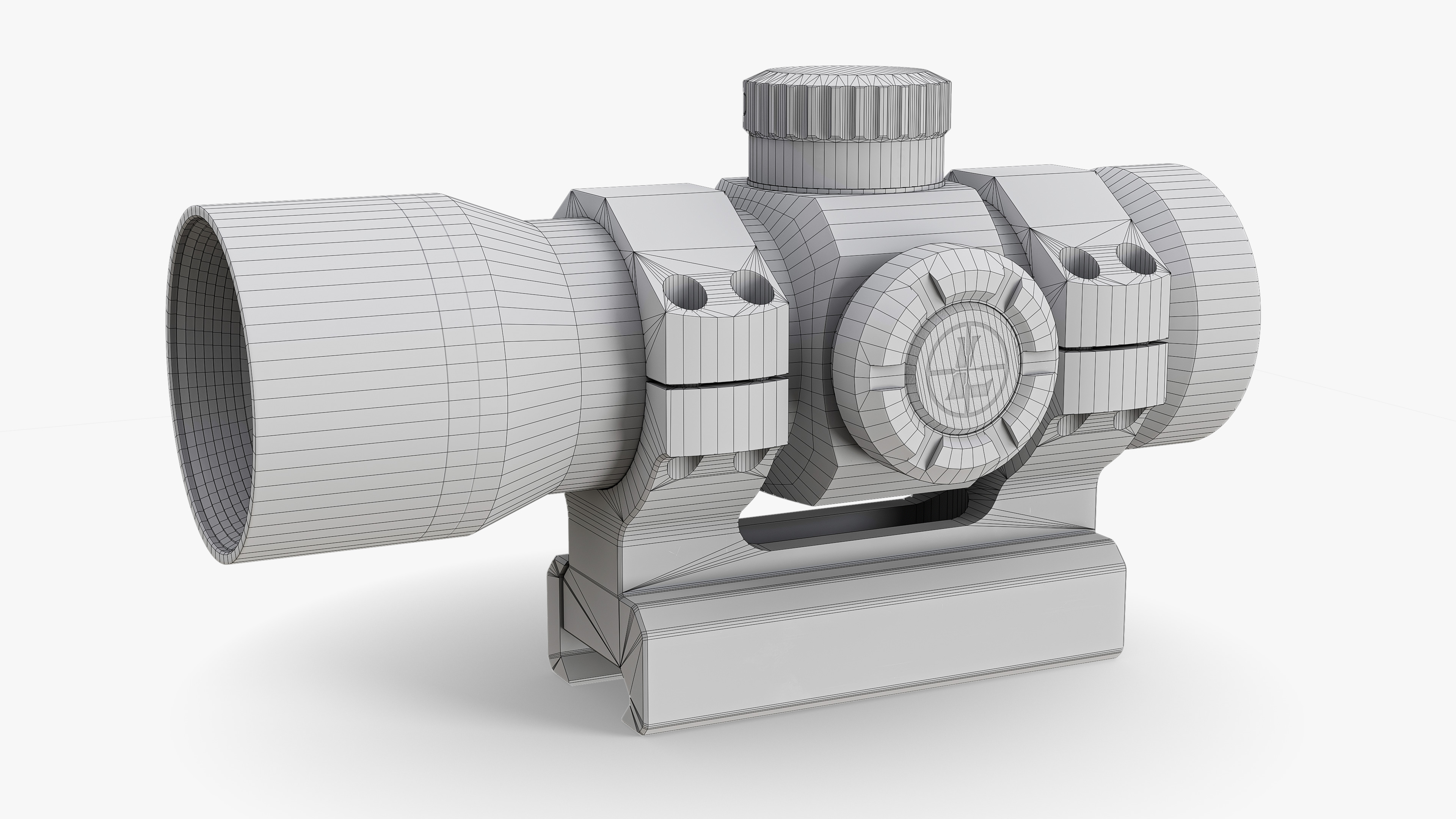 LEUBOLD RDS Weapon Sight Low-poly 3D model_23