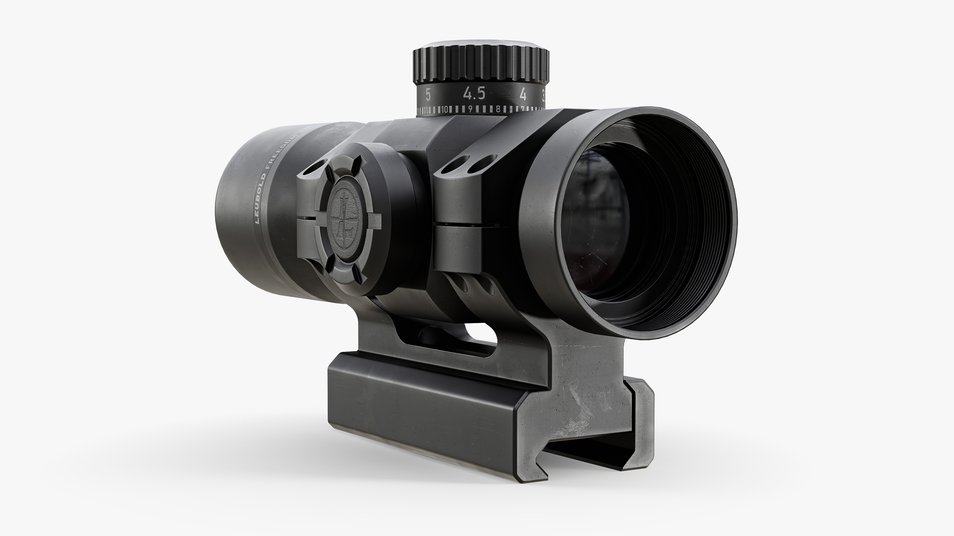 LEUBOLD RDS Weapon Sight Low-poly 3D model_13