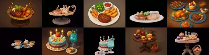 Food feast bundle 9 pack 100 glb