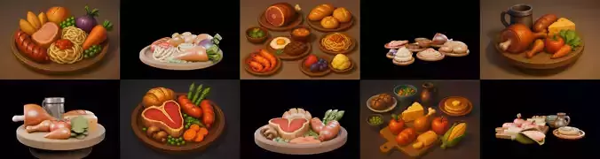 Food feast bundle 4 pack 100 glb