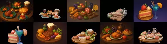 Food feast bundle 3 pack 100 glb