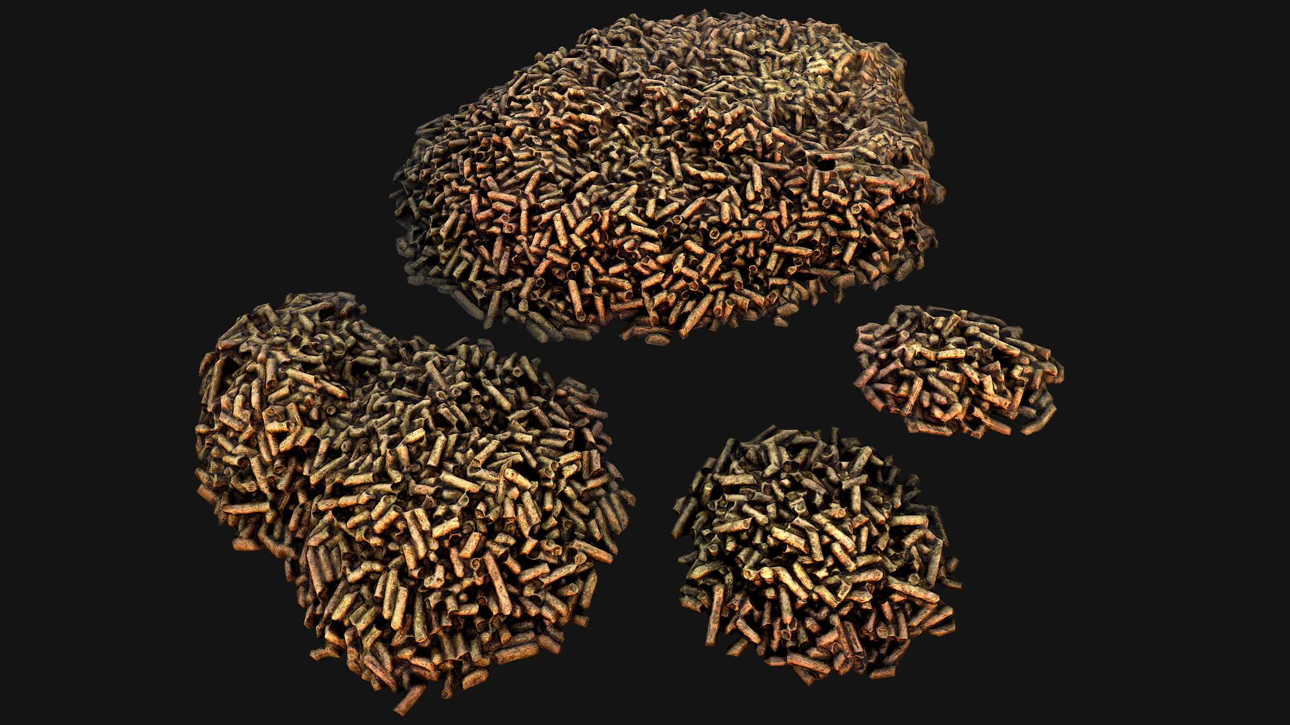 Toilet Pet Cat Litter Box Filler zoo Furniture Pack Low-poly 3D model_37