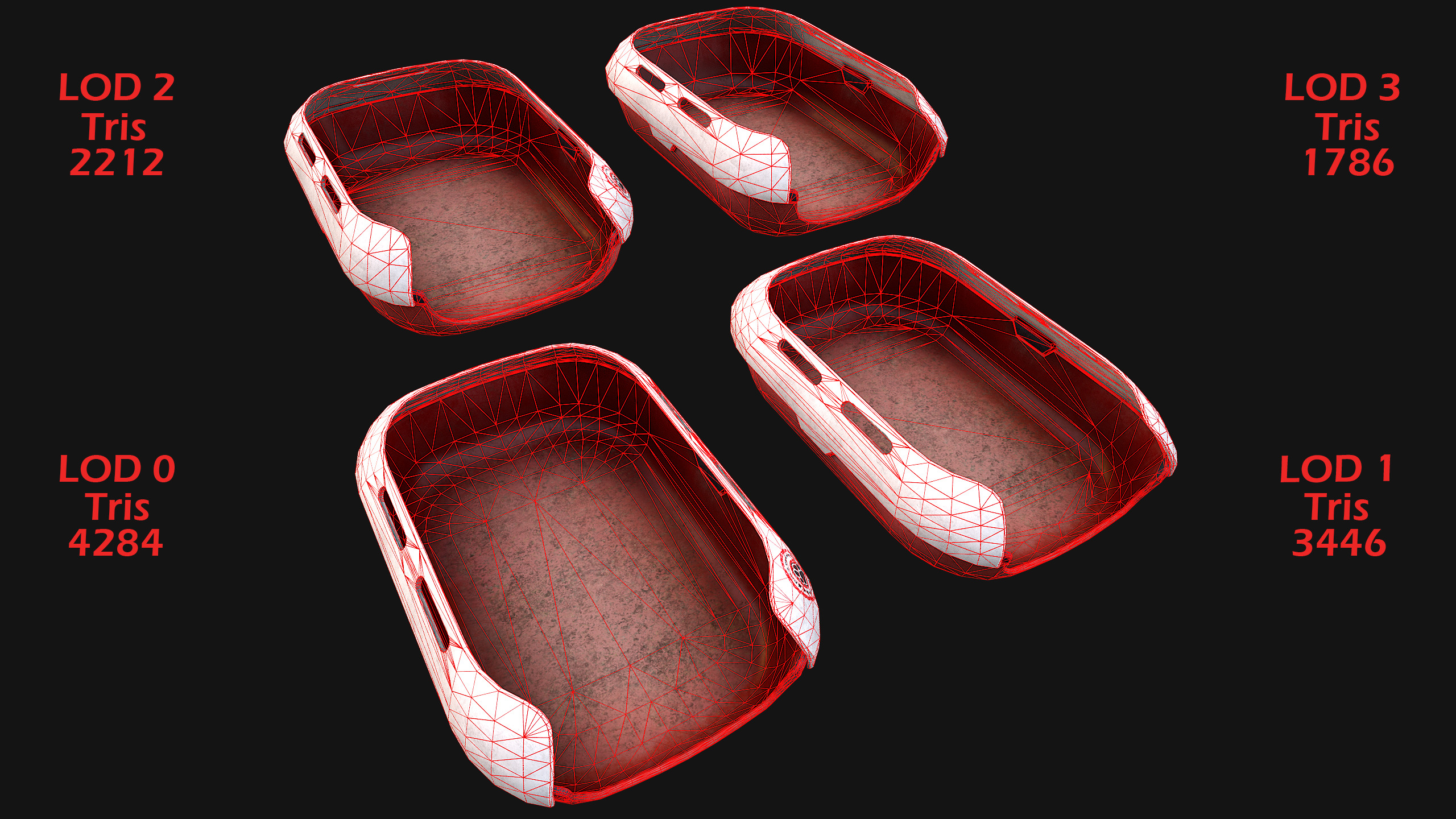 Toilet Pet Cat Litter Box Filler zoo Furniture Pack Low-poly 3D model_2