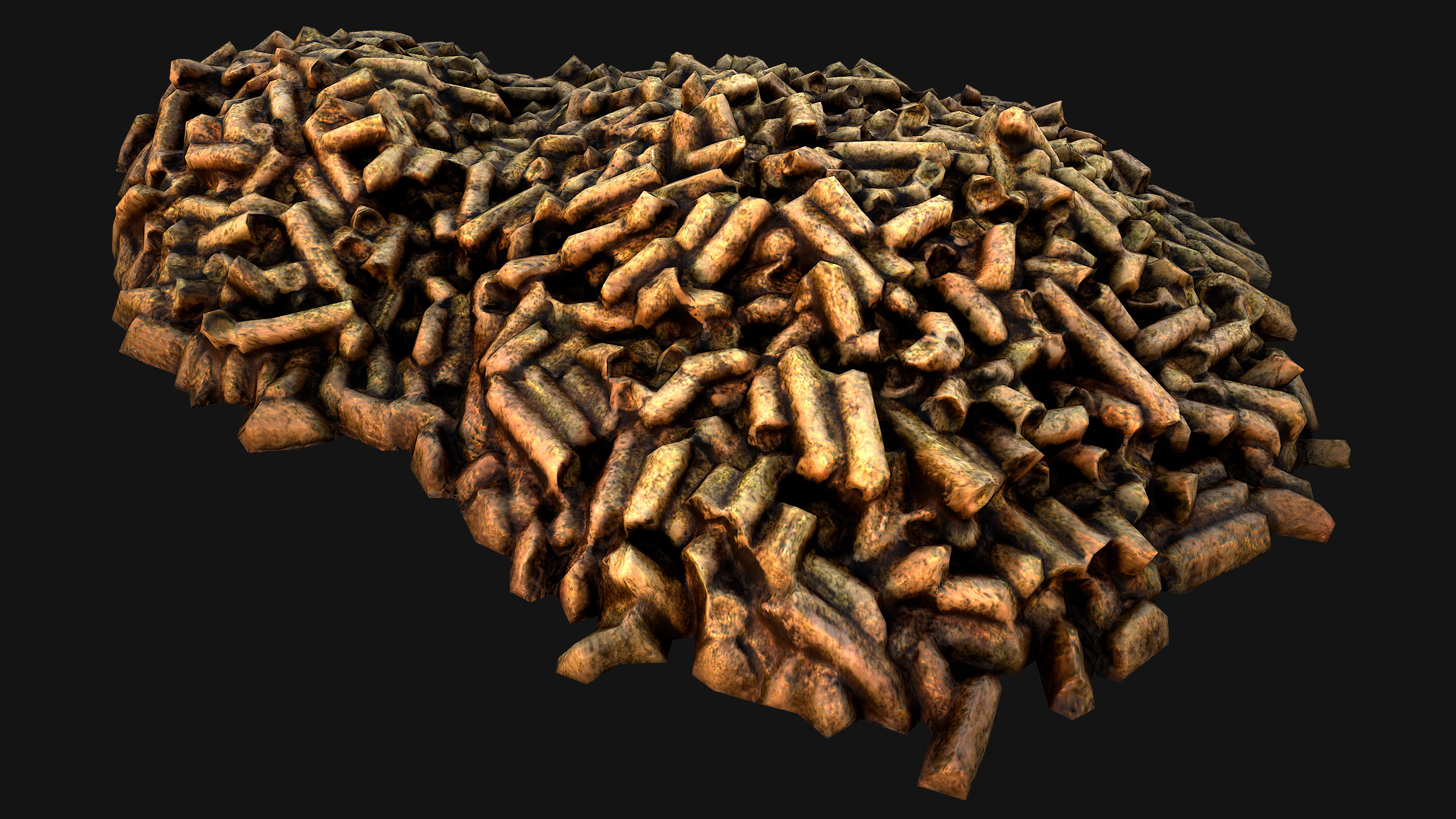 Toilet Pet Cat Litter Box Filler zoo Furniture Pack Low-poly 3D model_31