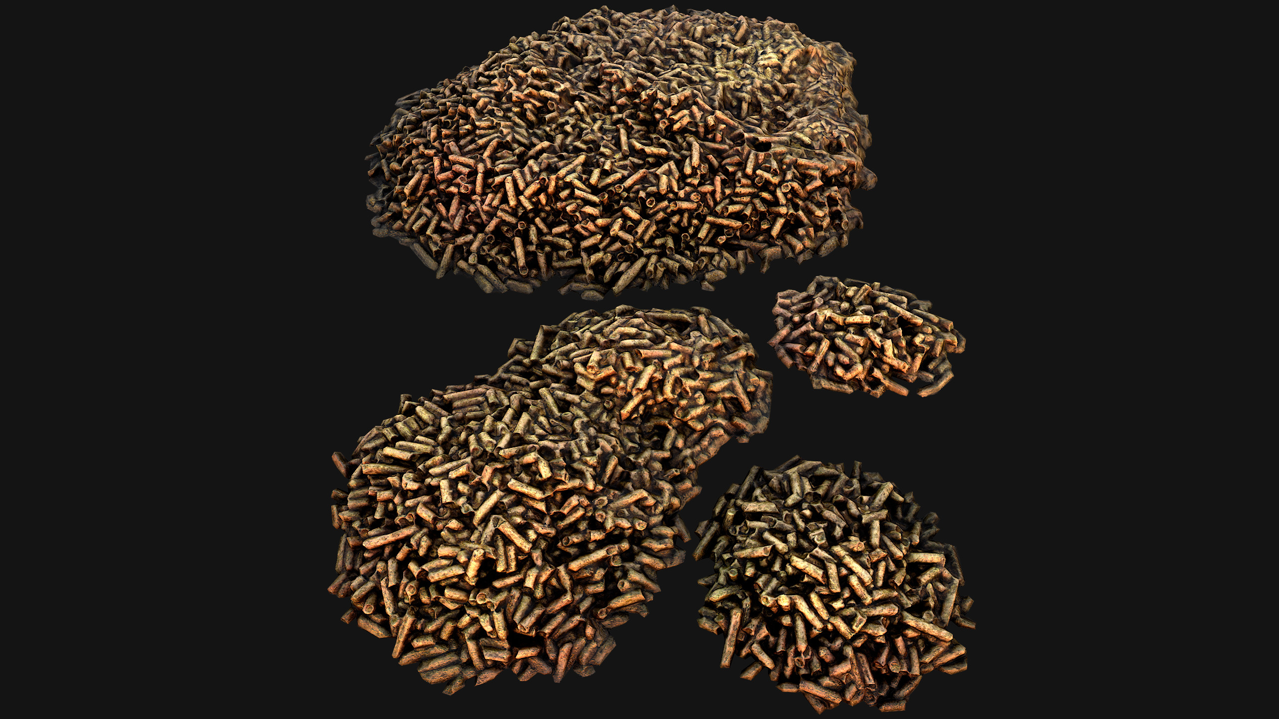 Toilet Pet Cat Litter Box Filler zoo Furniture Pack Low-poly 3D model_35