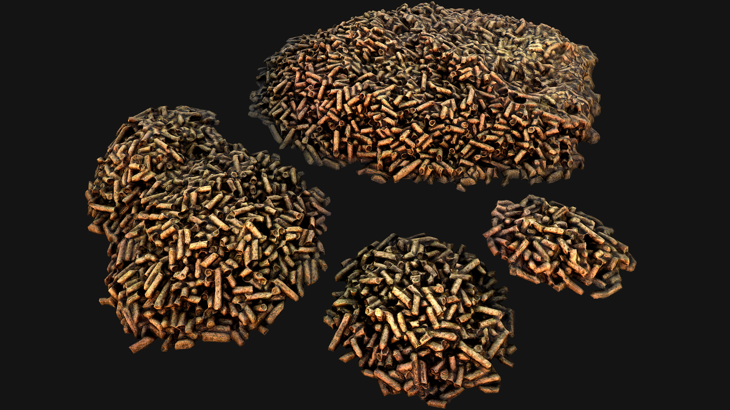 Toilet Pet Cat Litter Box Filler zoo Furniture Pack Low-poly 3D model_3