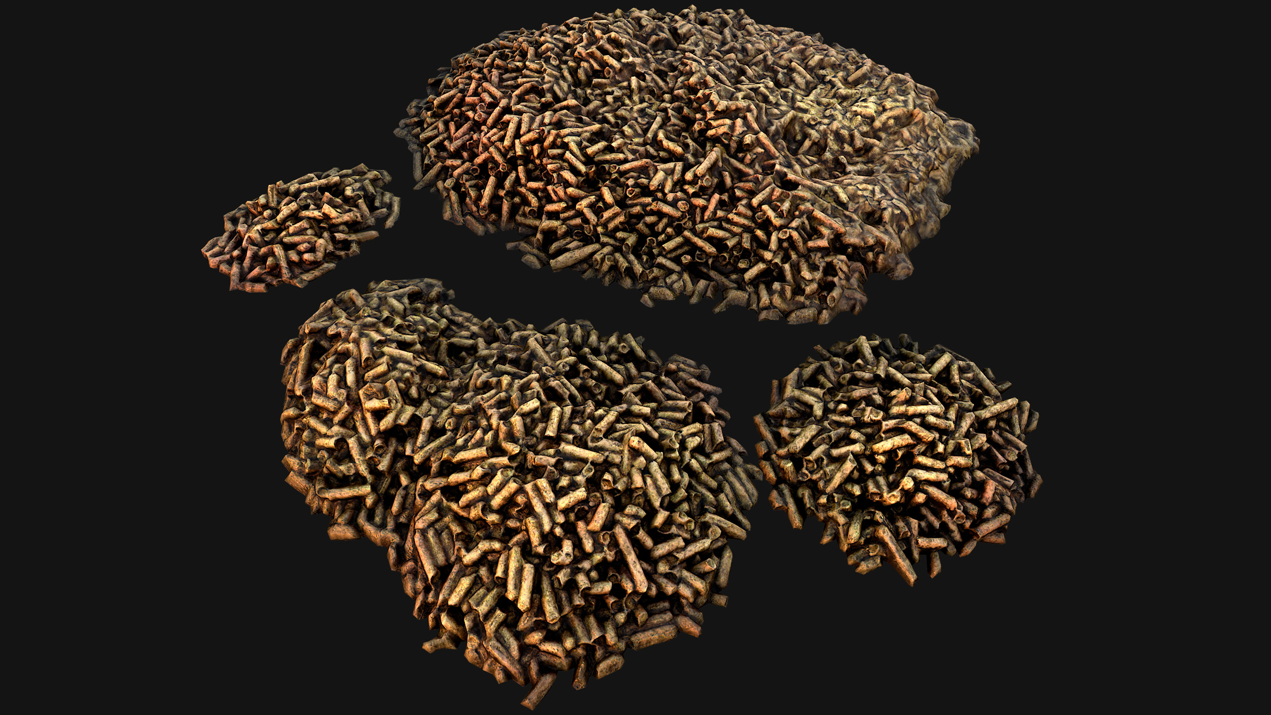 Toilet Pet Cat Litter Box Filler zoo Furniture Pack Low-poly 3D model_34