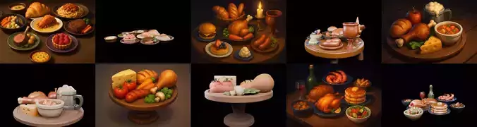 Food feast bundle 10 pack 100 glb