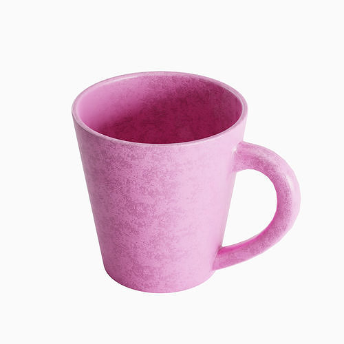 Coffee Mug 03 Low-poly 3D model