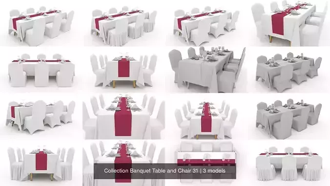 Collection Banquet Table and Chair 31