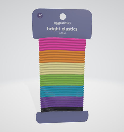 Popband London  Winter Berry Hair Ties 3D model