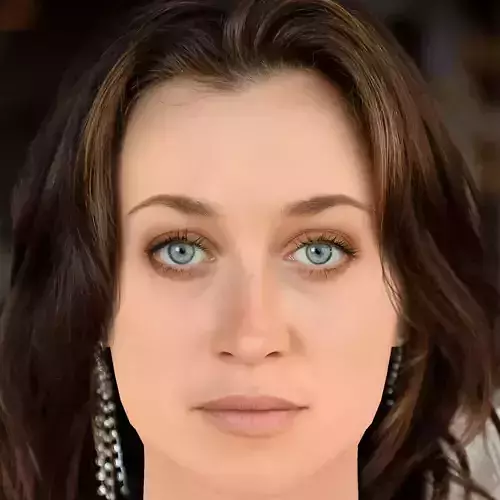 Julia Ragnarsson Head - No Hair - Low poly head for game Low-poly 3D model