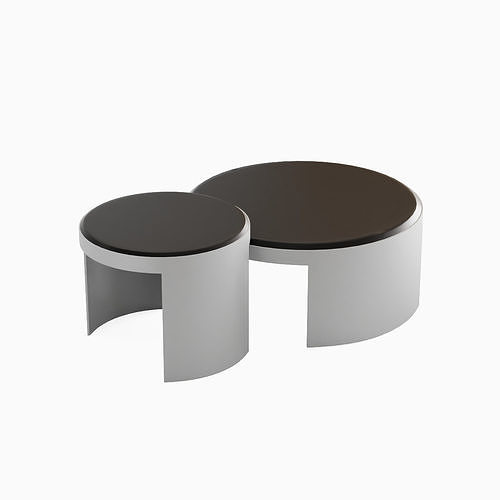 Piemonte Coffee Tables 03 Low-poly 3D model