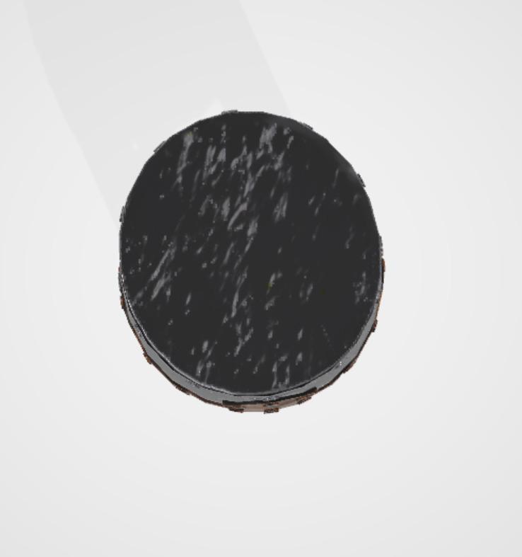 Knight helmet Low-poly 3D model_1