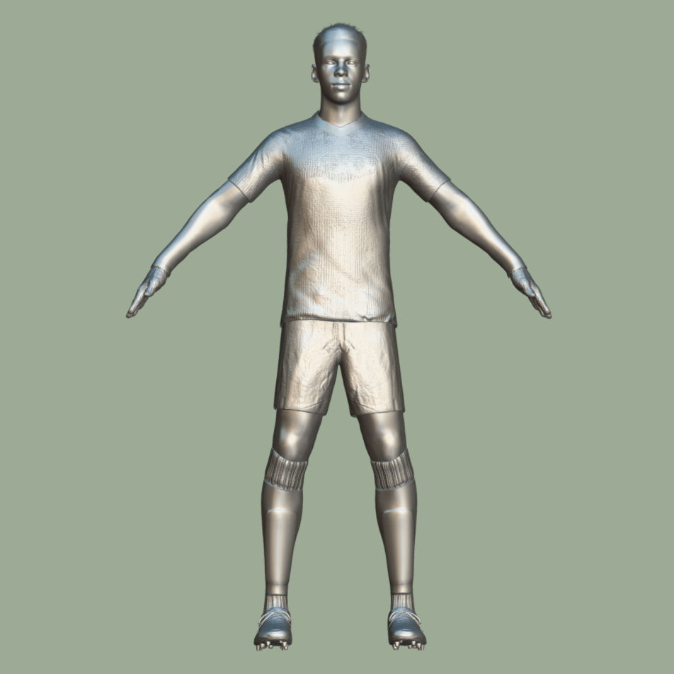T-Pose Rigged Jamal Musiala Bayern Munich 24-25 3D model_3