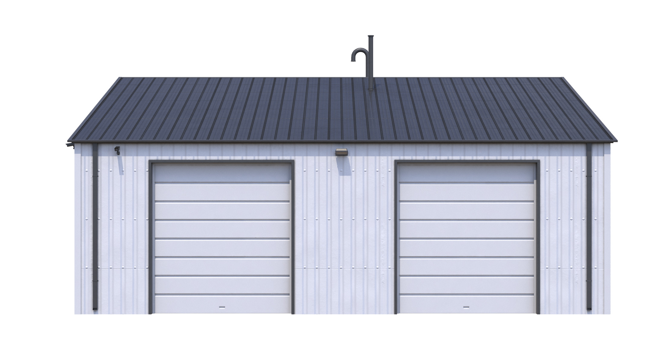 Industrial Building 11 Low-poly 3D model_6