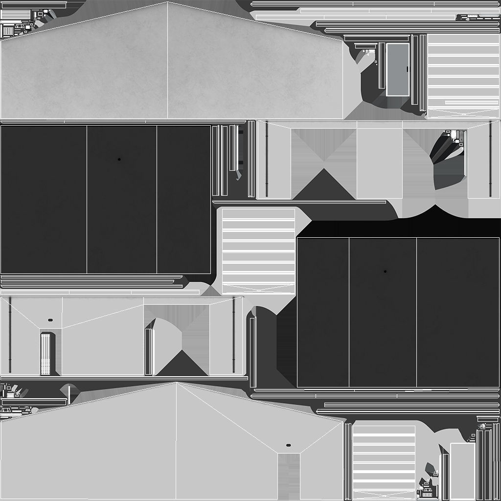 Industrial Building 11 Low-poly 3D model_8