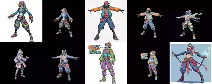 StreetGear bundle 8 pack 100 glb