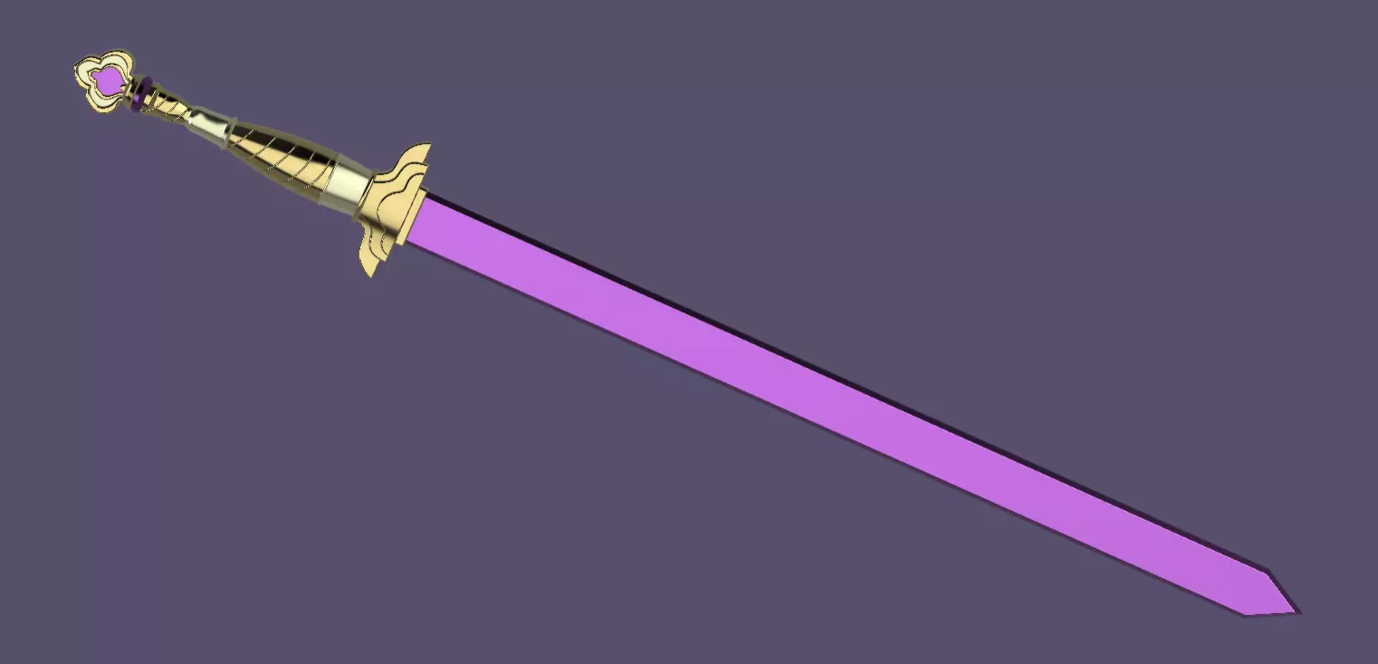 KPop Demon Hunters - Rumi sword 3D print model