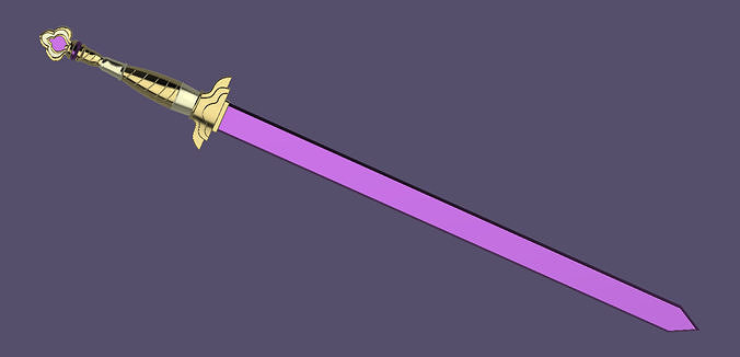 KPop Demon Hunters - Rumi sword 3D print model