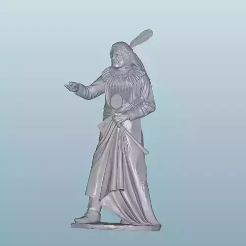 INDIAN  W13 Native American Figures 3D print model