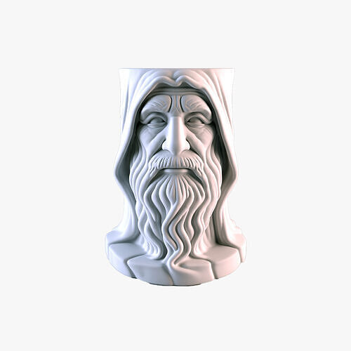 Wise Elder Tree  Pen Holder Home Decor STL File 3D STL 3D print model
