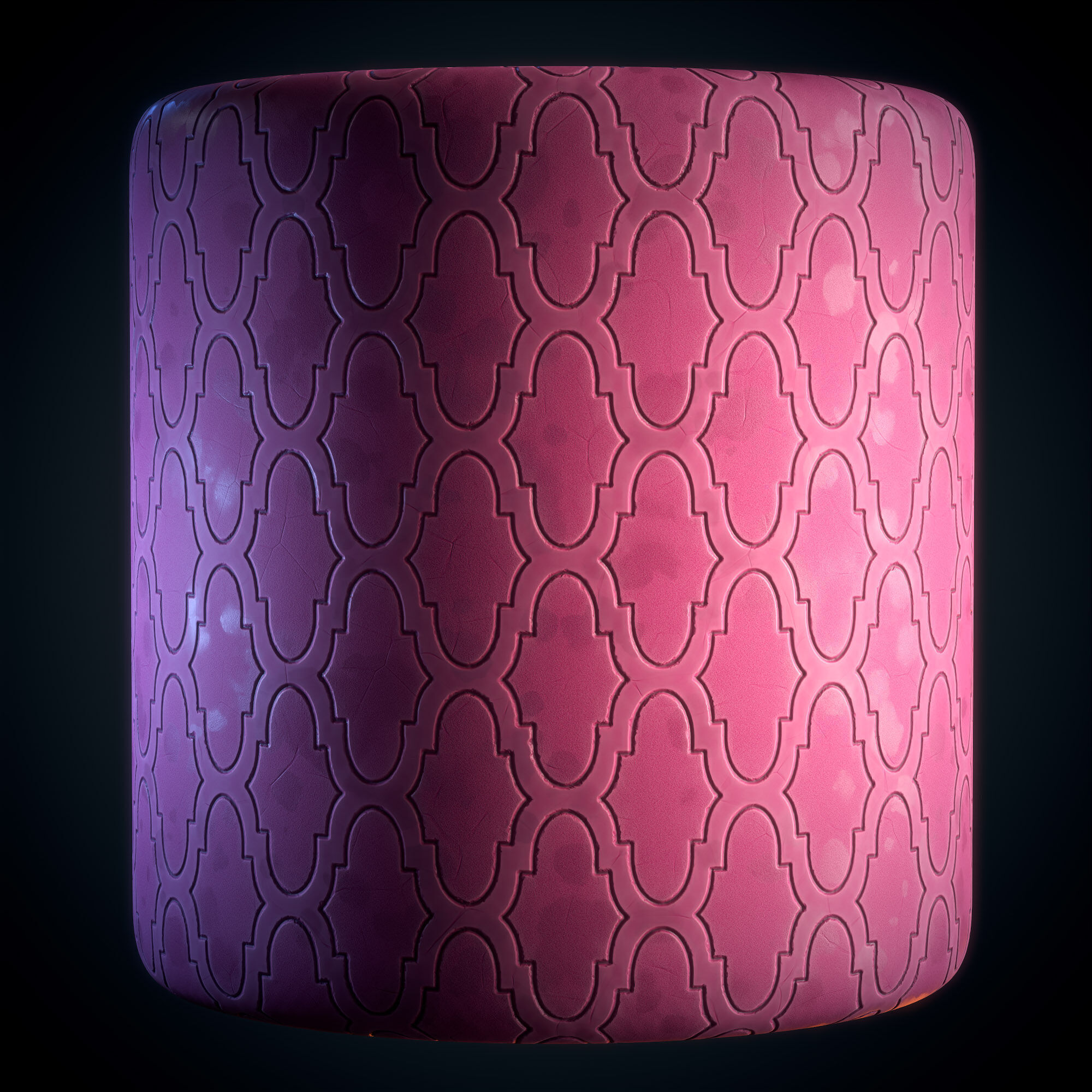 Wall Ornamental Stylized - VOL 08 - SBsar - Maps 3D model_7