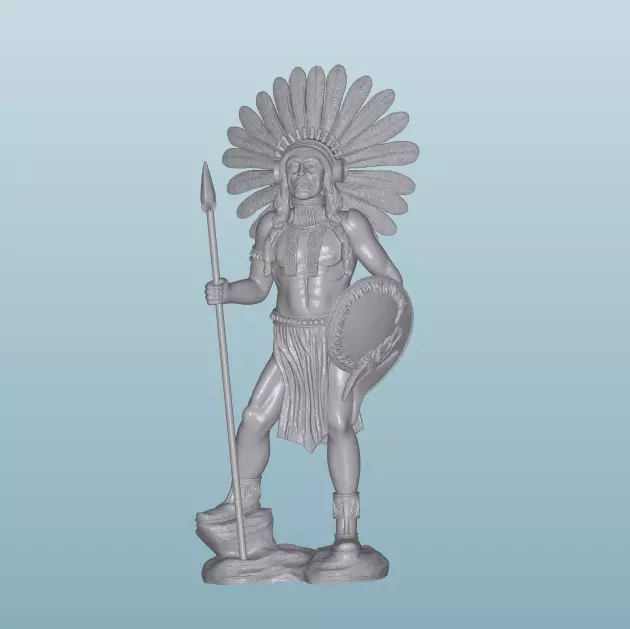 INDIAN W16 Native American Figures 3D print model_0