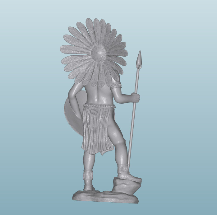 INDIAN W16 Native American Figures 3D print model_1