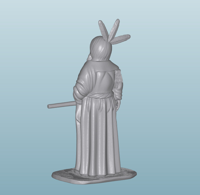 INDIAN W18 Native American Figures 3D print model_1