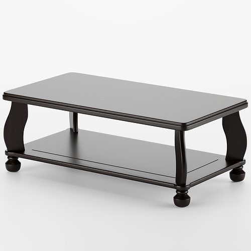journal table  Low-poly 3D model
