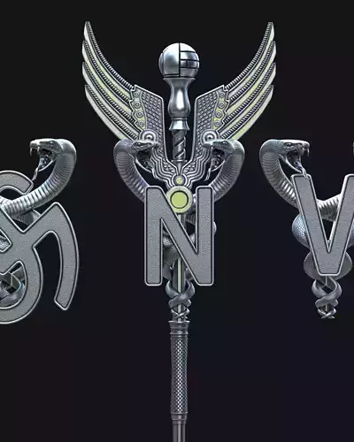 Caduceus - Medical Branches Insignia