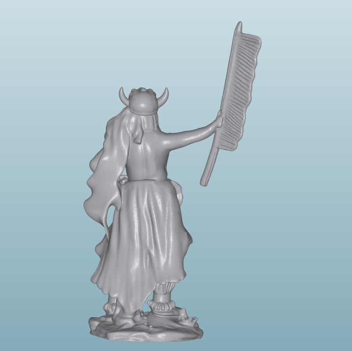 INDIAN W20 Native American Figures 3D print model_1