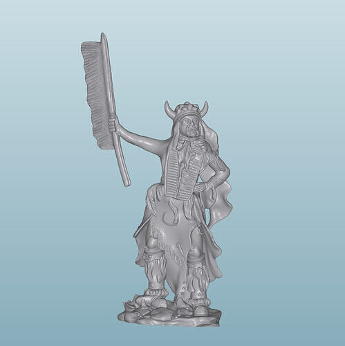 INDIAN  W20 Native American Figures 3D print model
