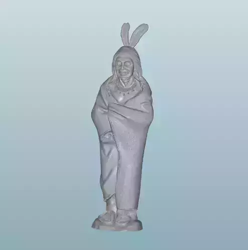 INDIAN  W21 Native American Figures 3D print model