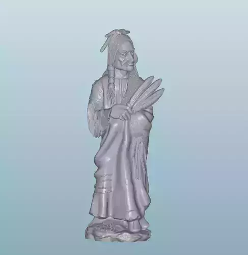 INDIAN  W22 Native American Figures 3D print model