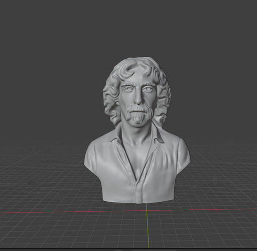 Frank Zappa  3D print model