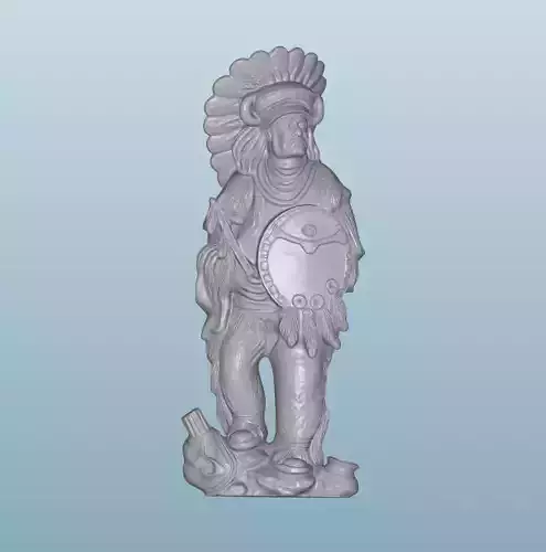 INDIAN  W23 Native American Figures 3D print model