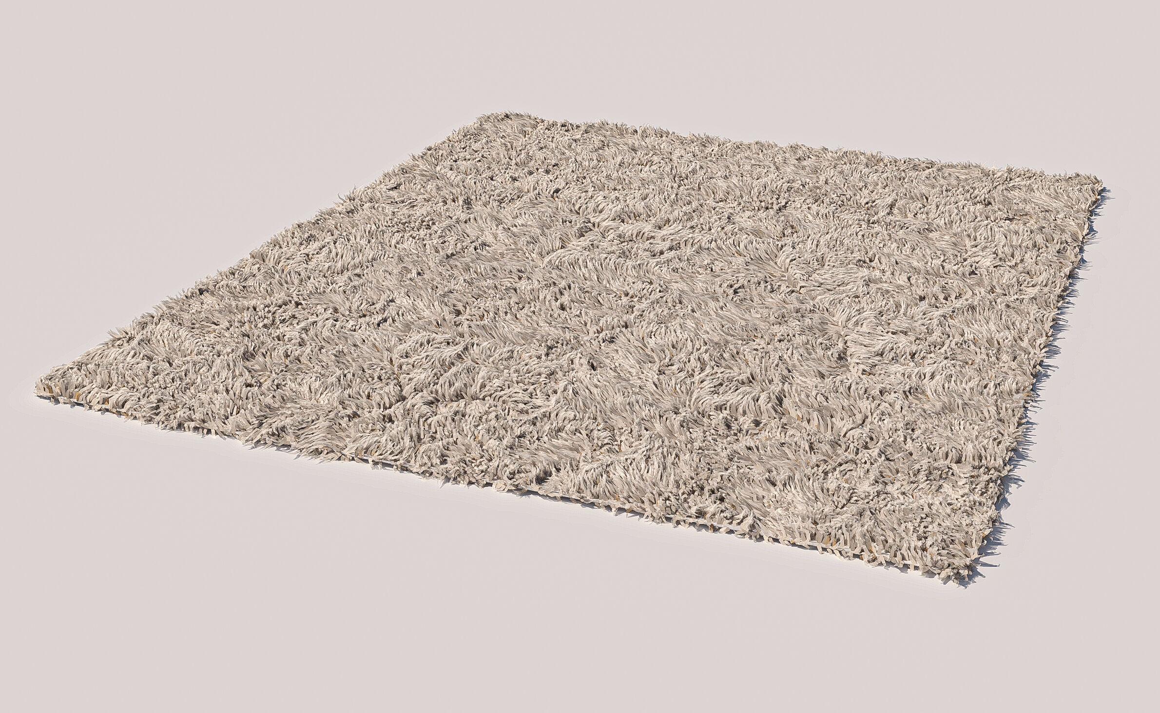 Rug moddel- Realistic Fiber Simulation- Low-poly 3D model_2