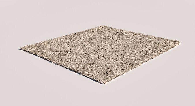 3D Rug moddel- Realistic Fiber Simulation- Free low-poly 3D model
