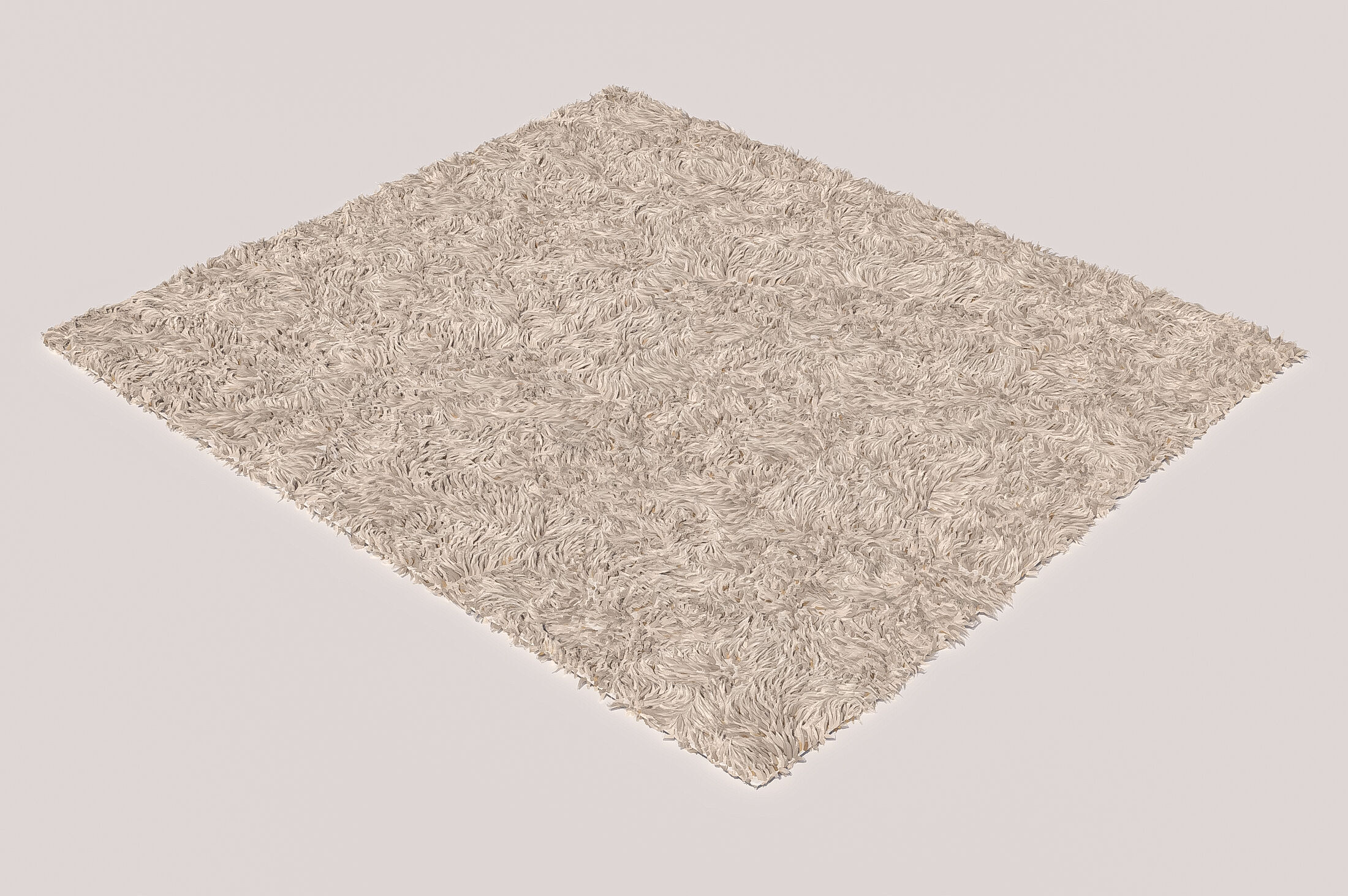 Rug moddel- Realistic Fiber Simulation- Low-poly 3D model_3