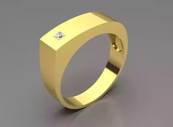 minimal man ring mr0207 3D print model