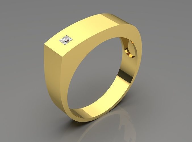 minimal men ring mr0207 3D print model
