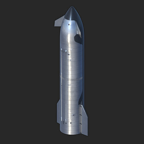 SpaceX Starship V3 3D model